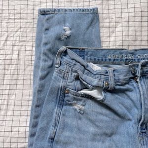 size 4 long american eagle ripped jeans